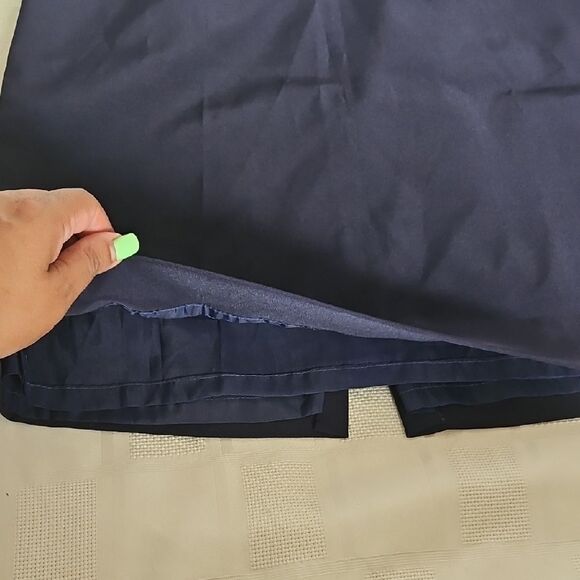 Blue Mini Pencil Skirt for Work - Picture 11 of 16